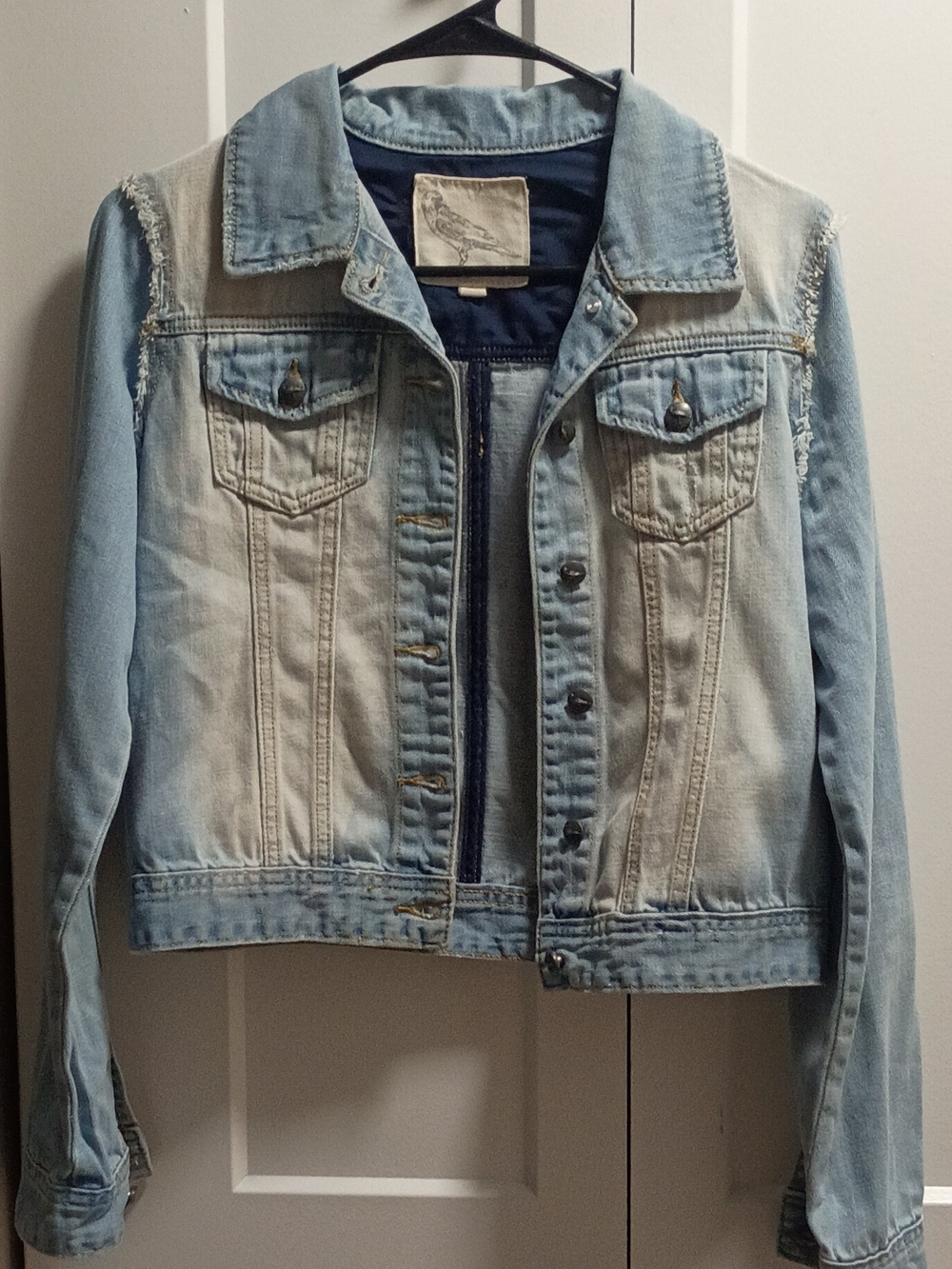 Light Wash Denim Jean Jacket - Unbranded